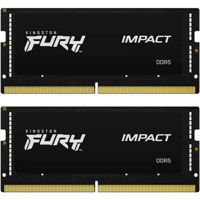 in 2 günstig Kaufen-64GB (2x32GB) KINGSTON FURY Impact DDR5-4800 CL38 RAM Gaming Notebookspeicher. 64GB (2x32GB) KINGSTON FURY Impact DDR5-4800 CL38 RAM Gaming Notebookspeicher <![CDATA[• 64 GB (RAM-Module: 2 Stück) • DDR 5-RAM 4800 MHz • CAS Latency (CL) 38 • Ansch