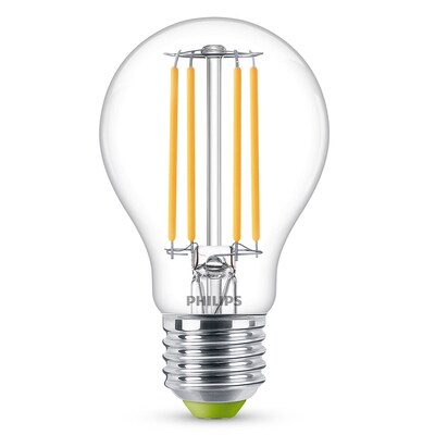 Satz Typ günstig Kaufen-Philips Classic LED Lampe mit 40W, E27 Sockel, Klar, White (3000K). Philips Classic LED Lampe mit 40W, E27 Sockel, Klar, White (3000K) <![CDATA[• Austauschtype: LED-Lampe / Sockel: E27 • Energieeffizienzklasse: A • Leistung: 2,3 Watt als Ersatz für