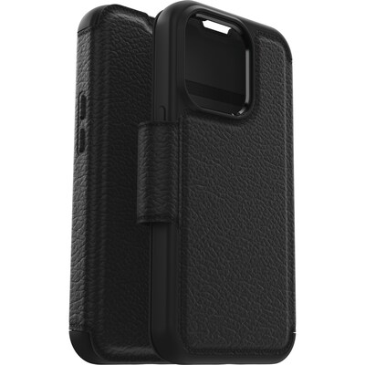 Magnetverschluss günstig Kaufen-OtterBox Strada Series für Apple iPhone 14 Pro schwarz Schutzhülle. OtterBox Strada Series für Apple iPhone 14 Pro schwarz Schutzhülle <![CDATA[• Passend für Apple iPhone 14 Pro • Material: Leder • Magnetverschluss, • Visitenk