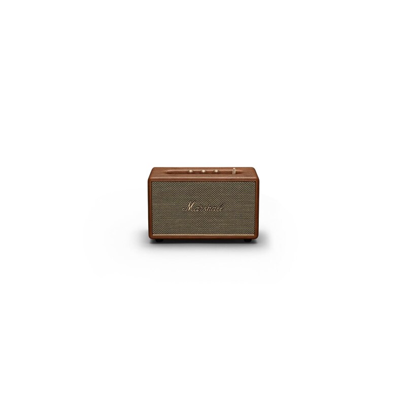 Gold und günstig Kaufen-Marshall ACTON BT III braun Bluetooth Lautsprecher. Marshall ACTON BT III braun Bluetooth Lautsprecher <![CDATA[• aktiver Stereo-Bluetooth-Lautsprecher • Zwei 1-Zoll-Hochtöner und ein Subwoofer • Bluetooth 5.2, Aux-In, goldene Bedienelemente • Steuerung u