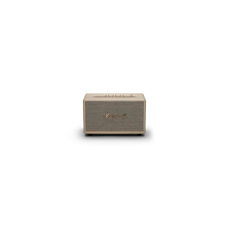 Gold und günstig Kaufen-Marshall ACTON BT III creme Bluetooth Lautsprecher. Marshall ACTON BT III creme Bluetooth Lautsprecher <![CDATA[• aktiver Stereo-Bluetooth-Lautsprecher • Zwei 1-Zoll-Hochtöner und ein Subwoofer • Bluetooth 5.2, Aux-In, goldene Bedienelemente • Steuerung u