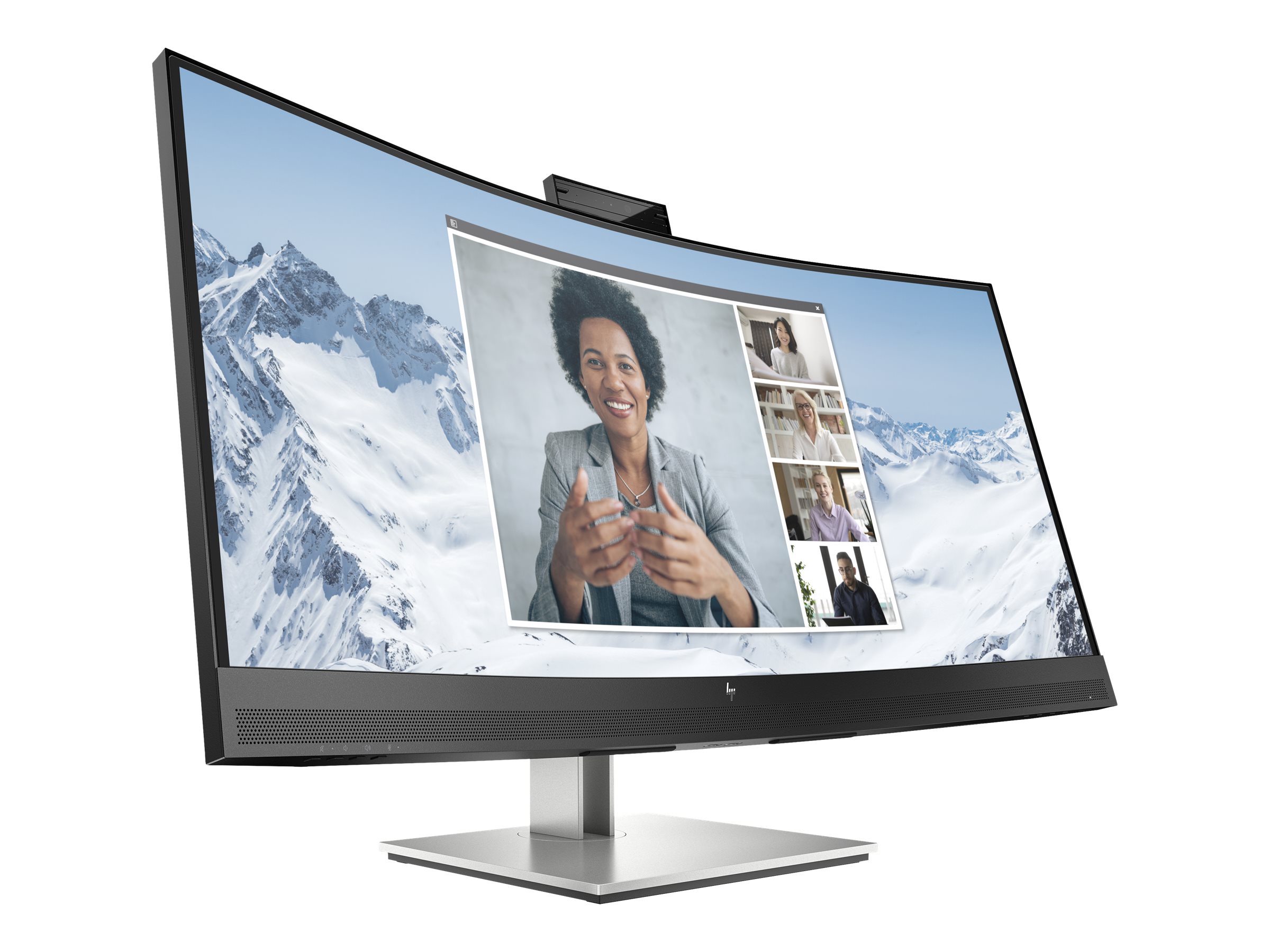 HP E34m G4 86,4cm (34&quot;) WQHD VA Curved Konferenz-Monitor HDMI/DP/USB-C/LS