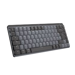 Logitech MX Mechanical Mini f&uuml;r Mac Kabellose Tastatur Dunkelgrau