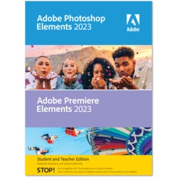 Adobe Photoshop &amp;amp; Premiere Elements 2023 EDU Box Multiple Platforms