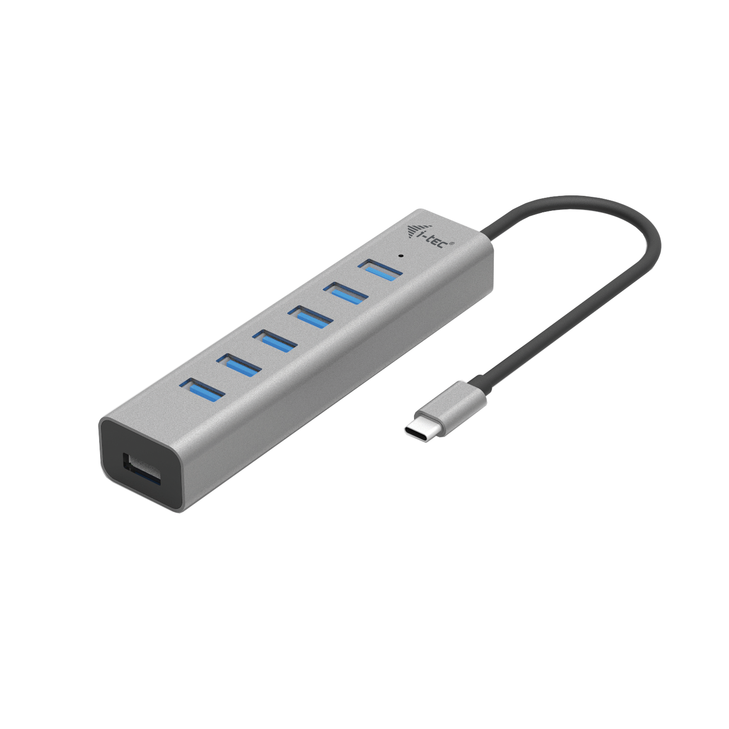 i-tec USB-C Charging Metal HUB 7 Port Power Adapter 15W