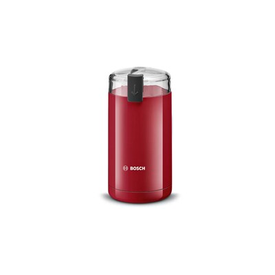 Edelstahl 180 günstig Kaufen-Bosch TSM6A014R Kaffeemühle 180 Watt rot. Bosch TSM6A014R Kaffeemühle 180 Watt rot <![CDATA[• Leistung: 180 Watt • für 75g, ca ausreichend für 10 Tassen • langlebige Edelstahl-Schlagmesser • Sicherheitschalter am Deckel]]>. 