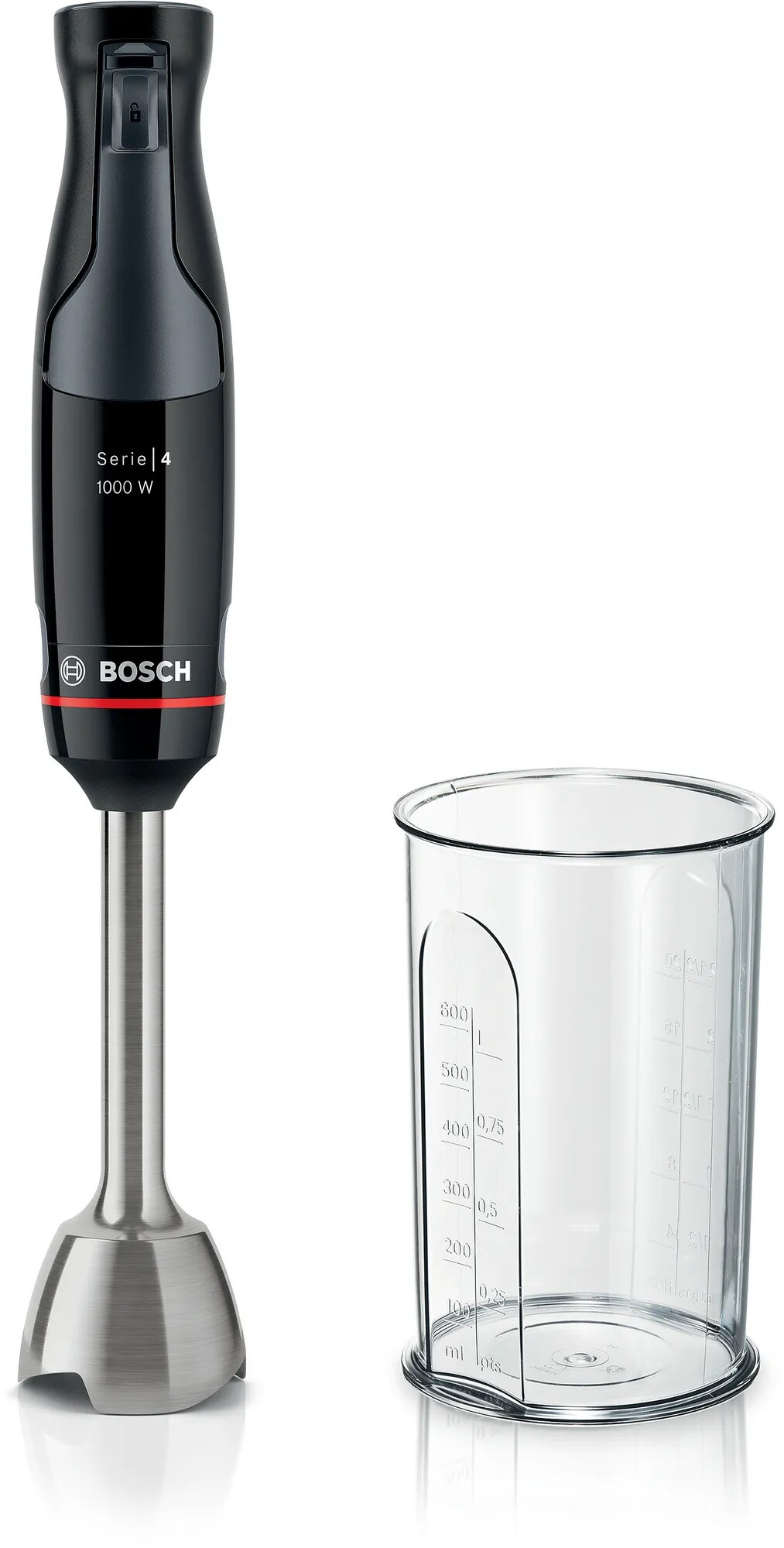 Bosch MSM4B610 Stabmixer-Set piano black 1000W