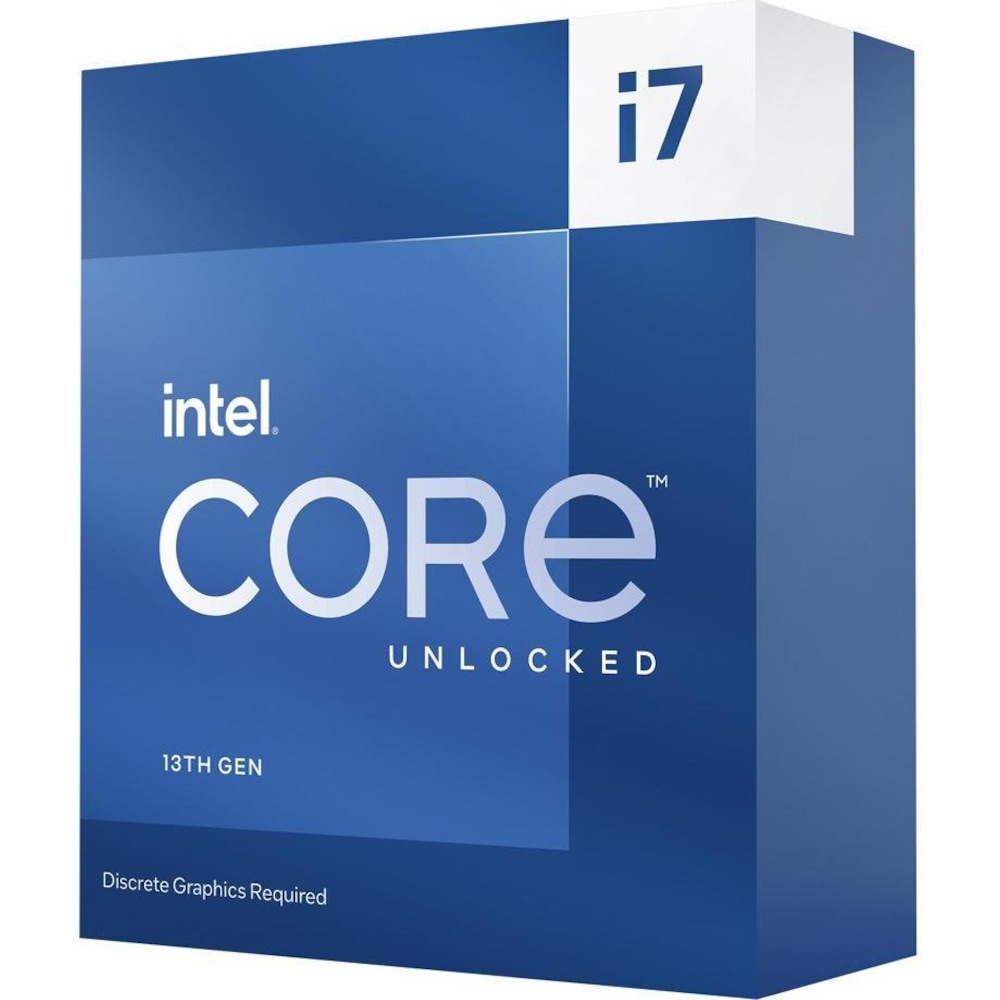 INTEL Core i7-13700KF 3,4 GHz 8+8 Kerne 30MB Cache Sockel 1700 Boxed o. Lüfter
