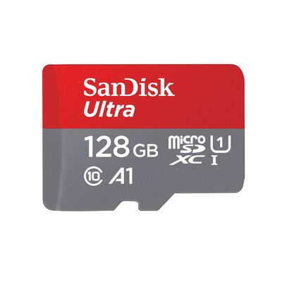 bis 8 günstig Kaufen-SanDisk Ultra 128 GB microSDXC Speicherkarte Kit (2022) bis 140 MB/s C10, U1, A1. SanDisk Ultra 128 GB microSDXC Speicherkarte Kit (2022) bis 140 MB/s C10, U1, A1 <![CDATA[• Speichertyp: SDXC (UHS-I) inklusive SD-Adapter • Speicherkapazität: 128 GB 