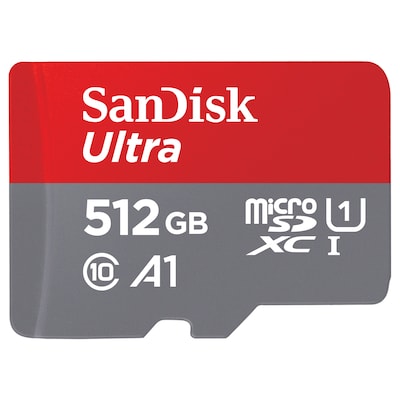 SanDisk Ultra 512 GB microSDXC Speicherkarte Kit (2022) bis 150 MB/s C10, U1, A1