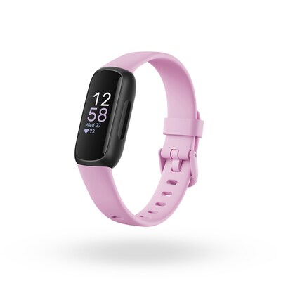 Erwachsene Fitness günstig Kaufen-Fitbit Inspire 3 Fitness-Tracker Flieder/Schwarz. Fitbit Inspire 3 Fitness-Tracker Flieder/Schwarz <![CDATA[• Fitness-Tracker für Erwachsene • 10 Tage Akkulaufzeit • wasserdichtes Gehäuse bis 50m Tiefe • inklusive Batterie, Ladekabel und Armbän