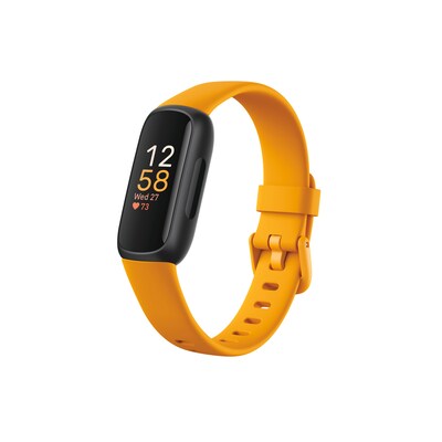 kl 5  günstig Kaufen-Fitbit Inspire 3 Fitness-Tracker Gelb/Schwarz. Fitbit Inspire 3 Fitness-Tracker Gelb/Schwarz <![CDATA[• Fitness-Tracker für Erwachsene/Unisex • 10 Tage Akkulaufzeit • wasserdichtes Gehäuse bis 50m Tiefe • inklusive Batterie, Ladekabel und Armbä