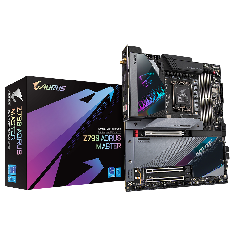 GIGABYTE Z790 AORUS MASTER E-ATX Mainboard Sockel 1700 2xUSB-C/DP/USB3.2/WIFI/BT