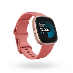 Fitbit Versa 4 Fitness-Smartwatch Rosa/Ros&eacute;