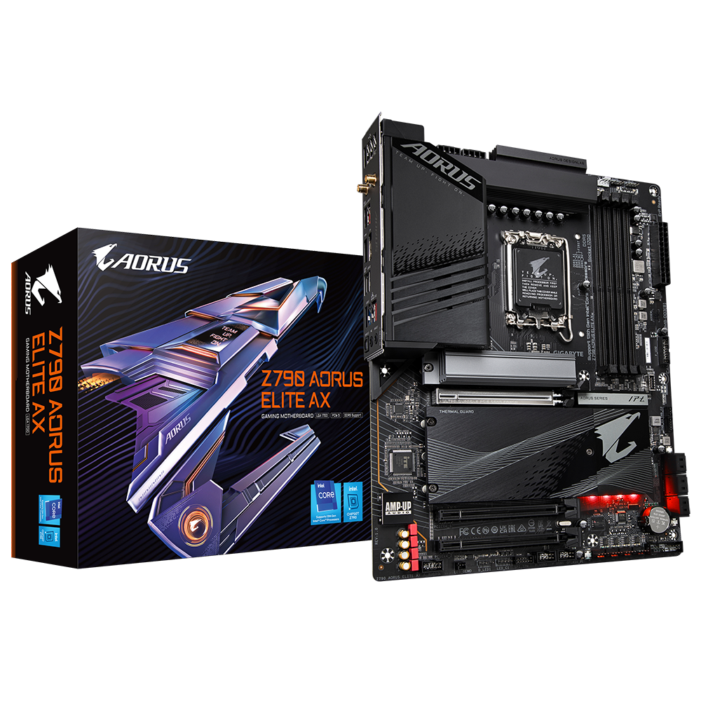 GIGABYTE Z790 AORUS ELITE AX ATX Mainboard Sockel 1700 HDMI/DP/USB3.2/WIFI/BT