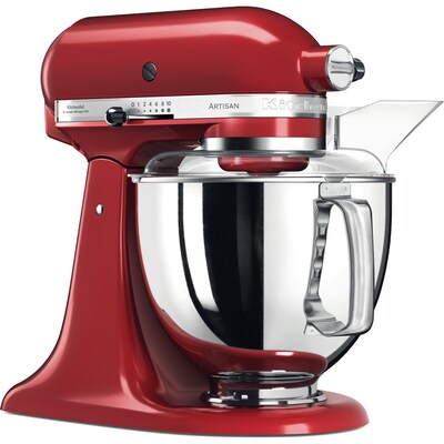 ST 1  günstig Kaufen-KitchenAid ARTISAN 5KSM175PSEER Küchenmaschine 300W 4,8L empire rot. KitchenAid ARTISAN 5KSM175PSEER Küchenmaschine 300W 4,8L empire rot <![CDATA[• Leistung: 300 Watt • Max. Füllmenge: 4,8 Liter • 10 Funktionsstufen (58 bis 220 u/min) •