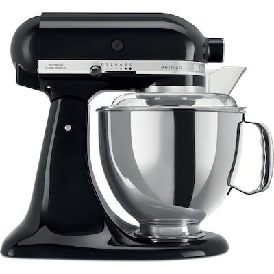 Me 1 günstig Kaufen-KitchenAid ARTISAN 5KSM175PSEOB Küchenmaschine 300W 4,8L onyx schwarz. KitchenAid ARTISAN 5KSM175PSEOB Küchenmaschine 300W 4,8L onyx schwarz <![CDATA[• Leistung: 300 Watt • Max. Füllmenge: 4,8 Liter • 10 Funktionsstufen (58 bis 220 u/min)