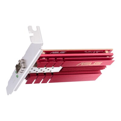 10 x  günstig Kaufen-ASUS SFP+ XG-C100F PCI-Express Netzwerk Karte. ASUS SFP+ XG-C100F PCI-Express Netzwerk Karte <![CDATA[• Einfaches Upgrade auf 10G-LAN über normale Kupferkabel • für Glasfaser- oder DAC-Kabel • Extrem hohe Geschwindigkeit von 10Gbit/s • Schicker 