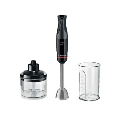 Serie günstig Kaufen-Bosch MSM4B620 Stabmixer ErgoMaster Serie 4 1000W schwarz. Bosch MSM4B620 Stabmixer ErgoMaster Serie 4 1000W schwarz <![CDATA[• 1.000 Watt • stufenlos Geschwindigkeitsstufen • Mixfuß aus Metall • Abnehmbare Teile spülmaschinenfest]]>. 