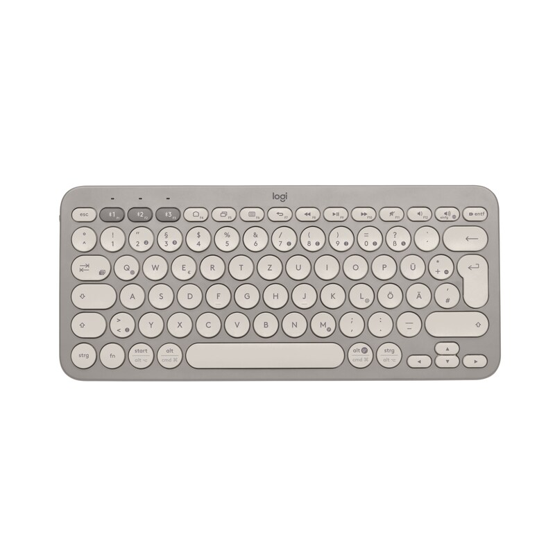 Logitech K380 Kabellose Tastatur Beige