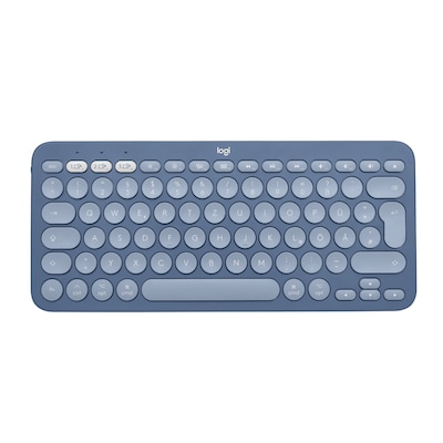 TS 27  günstig Kaufen-Logitech K380 für Mac Kabellose Tastatur Blueberry. Logitech K380 für Mac Kabellose Tastatur Blueberry <![CDATA[• Anwendungsbereich: Studium, kein Nummernblock • Kabellos, Bluetooth • Layout: deutsch • blau, 423g, 16,0 mm x 279 mm x 124 