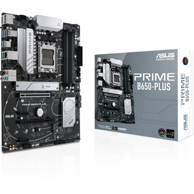 PC Ryzen günstig Kaufen-ASUS PRIME B650-PLUS ATX Mainboard Sockel AM5 M.2/USB3.2 Typ C/HDMI/DP. ASUS PRIME B650-PLUS ATX Mainboard Sockel AM5 M.2/USB3.2 Typ C/HDMI/DP <![CDATA[• ATX Mainboard mit Sockel AMD AM5 für AMD RYZEN 7000 Serie-CPU • AMD B650-Chipsatz, PCIe 4.0, Rad