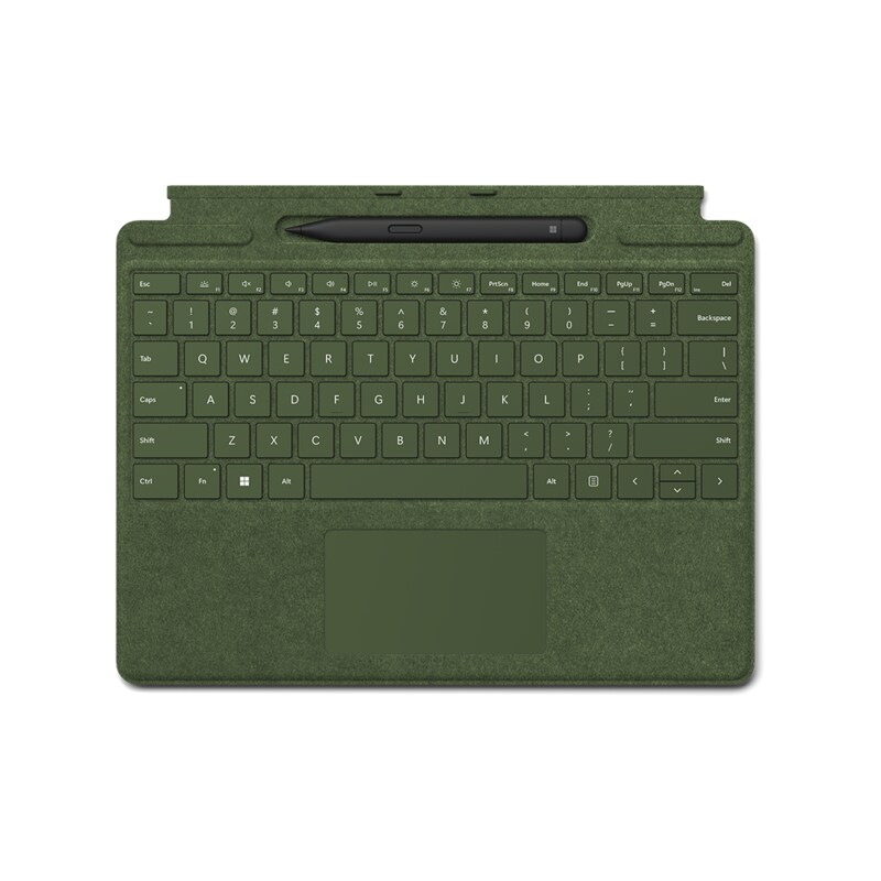 Microsoft Surface Pro Signature Keyboard Waldgrün mit Slim Pen 2 8X6-00125