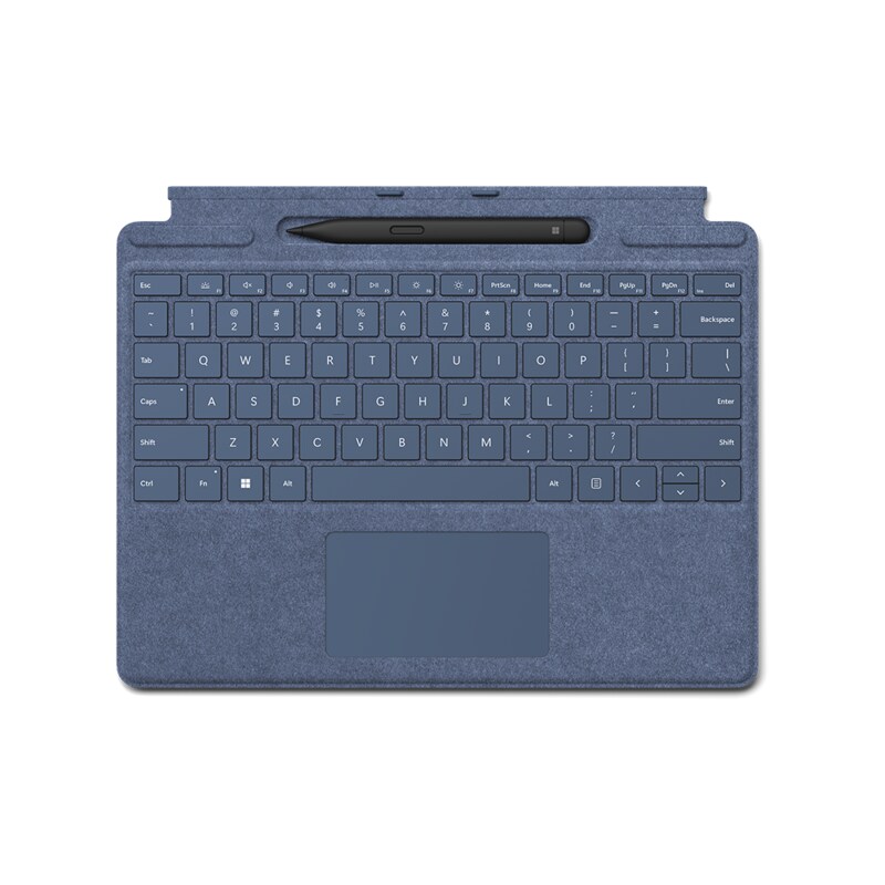 Microsoft Surface Pro Signature Keyboard Saphir mit Slim Pen 2 8X6-00101