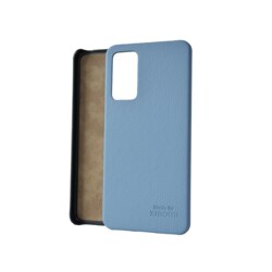 XIAOMI Lenny Echtleder Backcover f&uuml;r Xiaomi Redmi Note 11 Pro, Blau