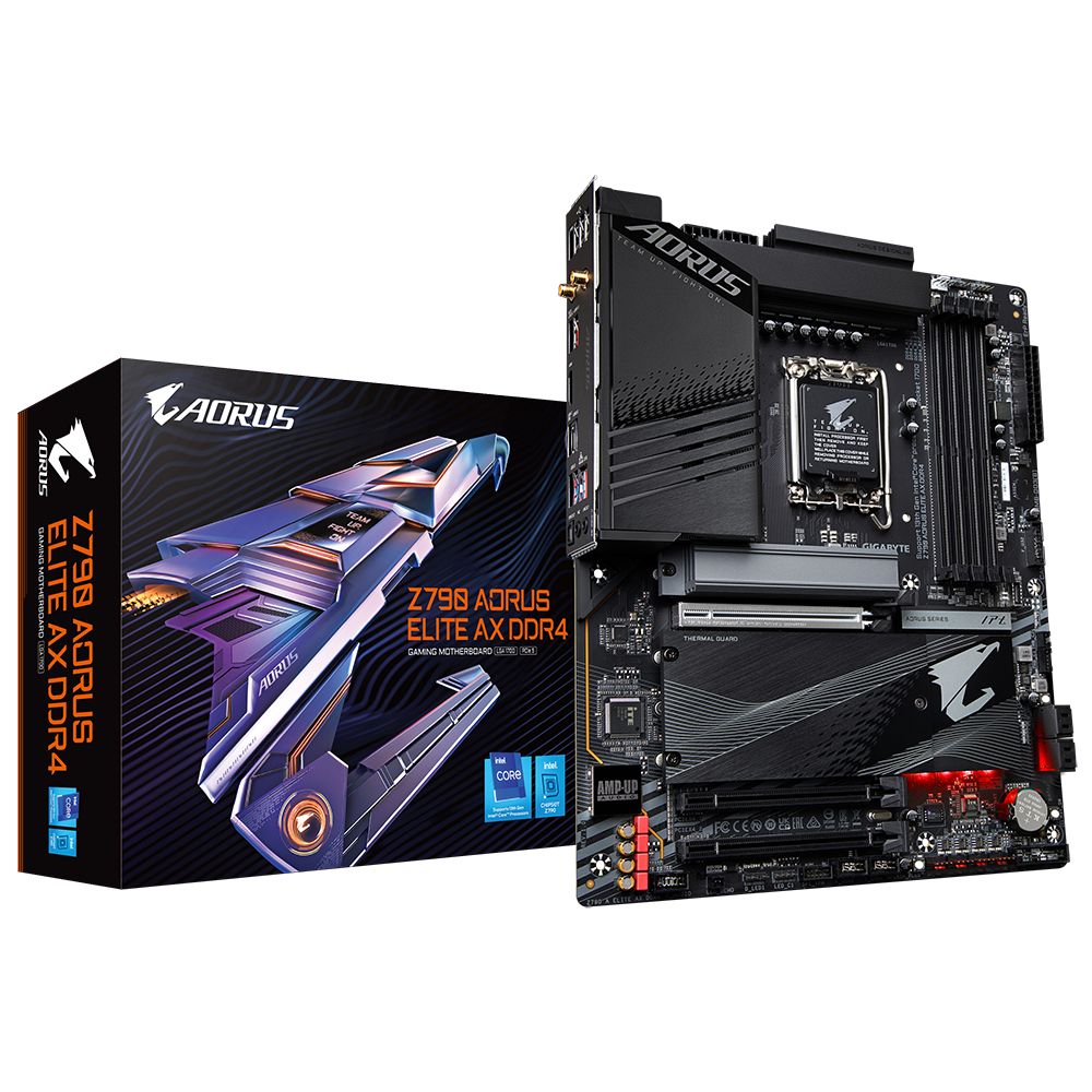 GIGABYTE Z790 AORUS ELITE AX ATX Mainboard Sockel 1700 USB-C/HDMI/DP