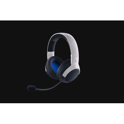 IR 2 günstig Kaufen-RAZER Kaira Hyperspeed Kabelloses Gaming Headset für Playstation 5. RAZER Kaira Hyperspeed Kabelloses Gaming Headset für Playstation 5 <![CDATA[• Anwendungsbereich: Gaming, Kopfbügel beidseitig • Kabellos, Weiß/ Schwarz, 332g • PlayStati