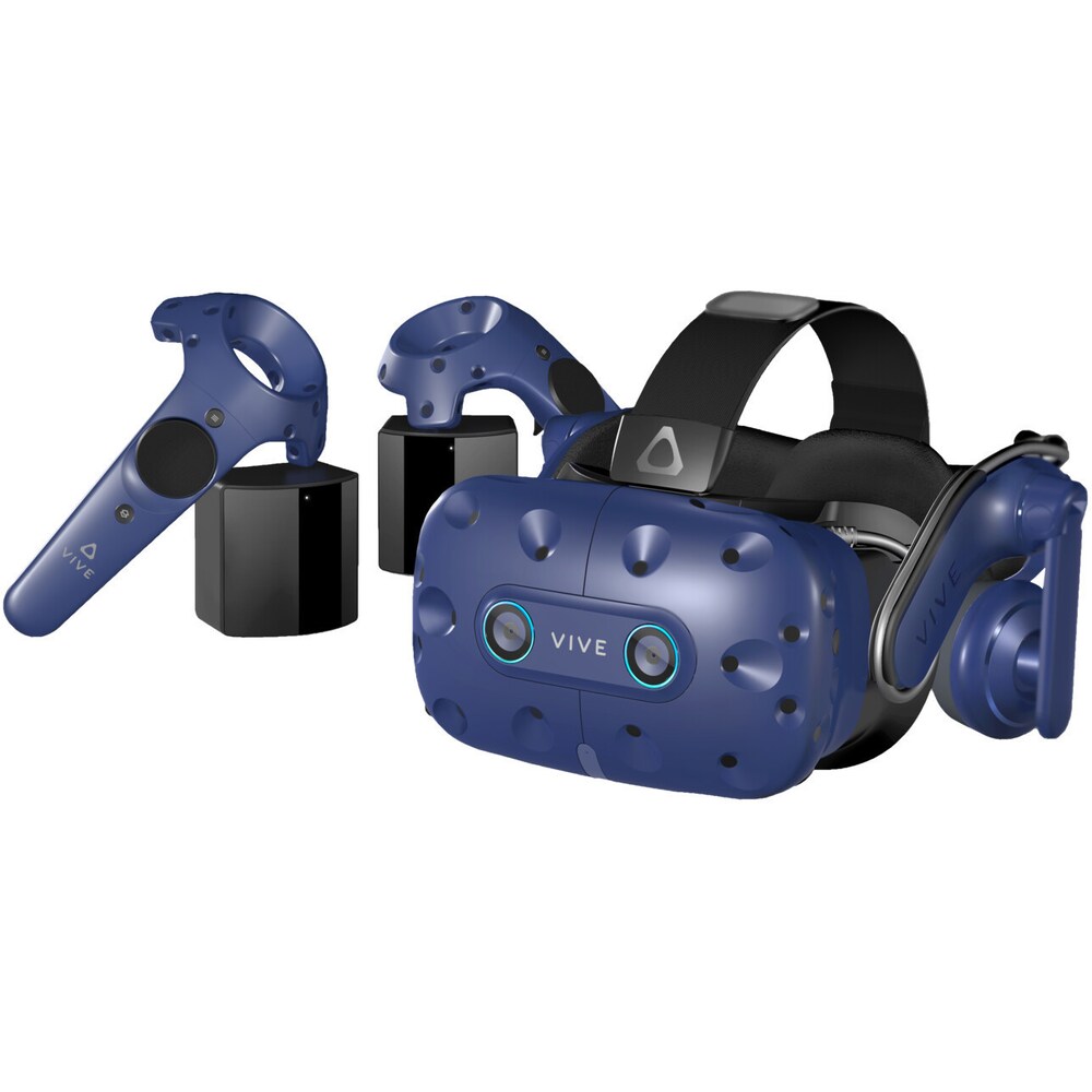 HTC Pro Eye Virtual Reality Headset Kit blau/schwarz