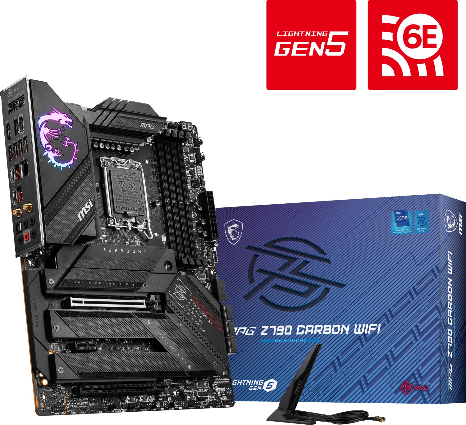 MSI MPG Z790 CARBON WIFI ATX Mainboard Sockel 1700 M.2/WIFI/BT/LAN/HDMI ...