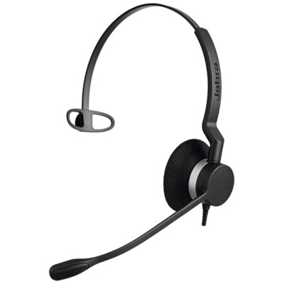 Mikrofon Headset günstig Kaufen-Jabra BIZ 2300 QD Mono, monaural. Jabra BIZ 2300 QD Mono, monaural <![CDATA[• Schnurgebundenes Mono-Headset für Festnetztelefone • Air Shock Mikrofon • Kevlar - verstärktes Kabel]]>. 