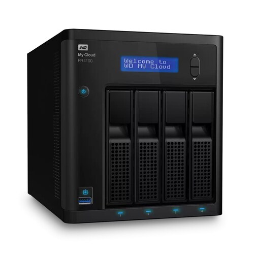 WD My Cloud Pro Series PR4100 NAS-Server, 56TB, LAN