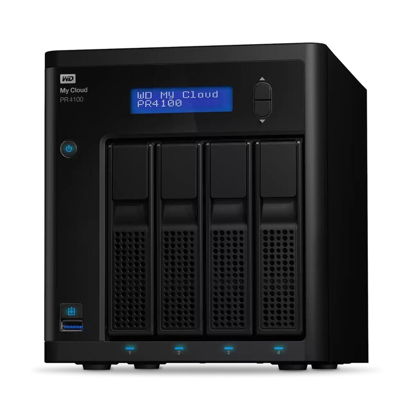 WD My Cloud Pro Series PR4100 NAS-Server, 72TB, 2x Gb LAN