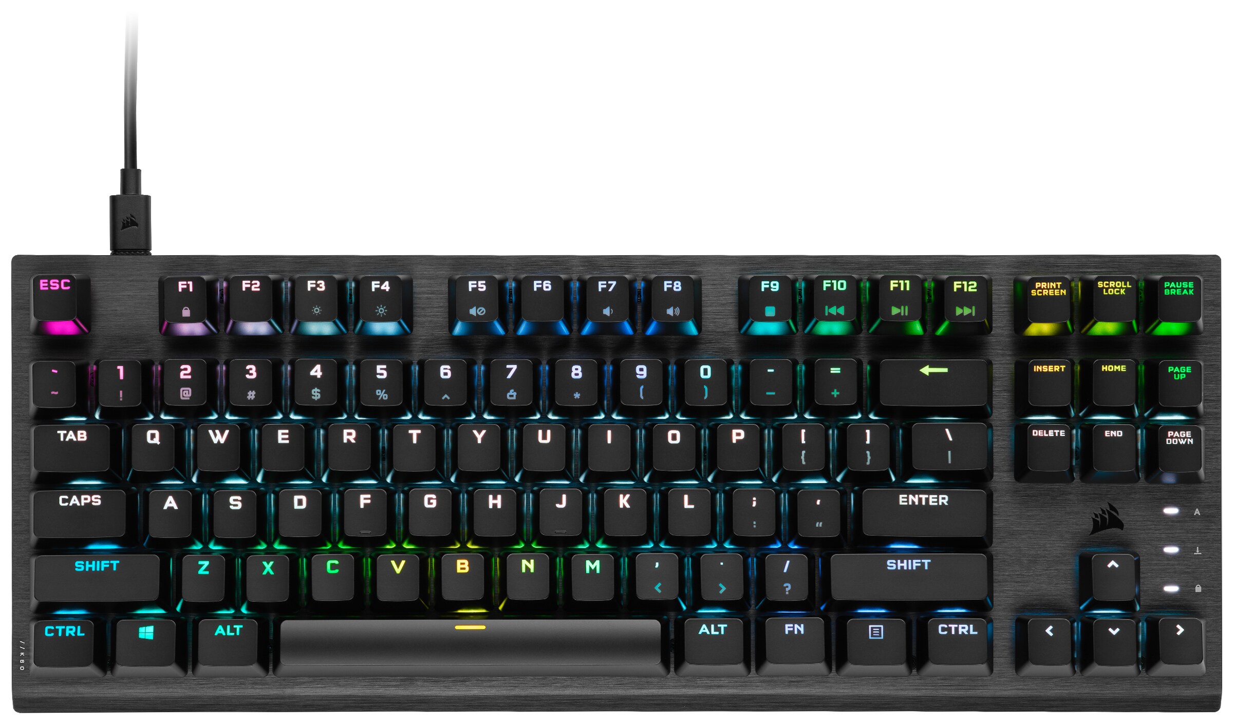 CORSAIR K60 PRO RGB Optisch-mechanische Kabelgebundene Gaming Tastatur