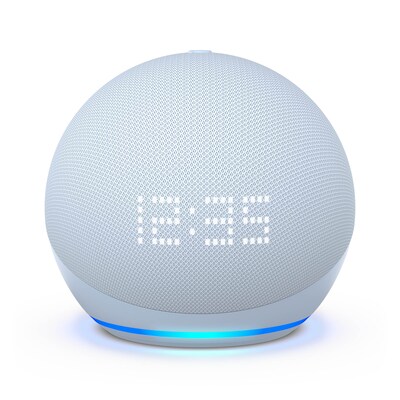 Bluetooth Lautsprecher günstig Kaufen-Amazon Echo Dot mit Uhr (5. Gen. 2022) smarter WLAN- und Bluetooth-Lautsprecher mit Uhr und Alexa Blaugrau. Amazon Echo Dot mit Uhr (5. Gen. 2022) smarter WLAN- und Bluetooth-Lautsprecher mit Uhr und Alexa Blaugrau <![CDATA[• Stets bereit – Alexa kann