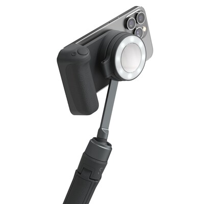 snap on  günstig Kaufen-ShiftCam SnapGrip Creator Kit | Midnight - SnapGrip+SnapLight+SnapPod+Pouch. ShiftCam SnapGrip Creator Kit | Midnight - SnapGrip+SnapLight+SnapPod+Pouch <![CDATA[• ShiftCam SnapGrip Creator Kit Smartphone-Griff • Kompatibel mit den meisten Smartphones