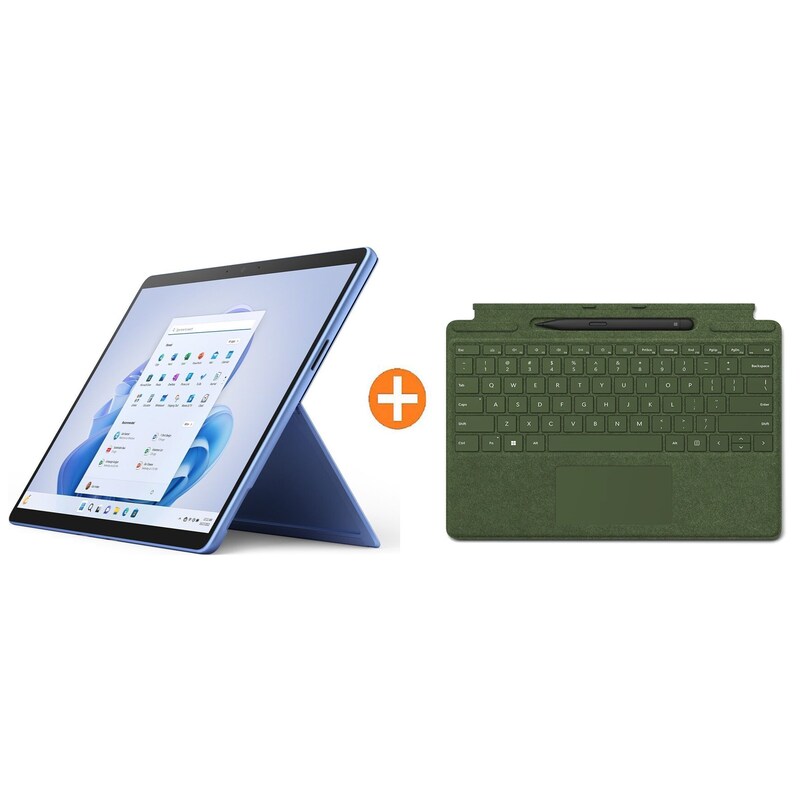 Surface Pro 9 Evo Saphir 13" 2in1 i5 8GB/256GB SSD Win11 QEZ-00038 KB Wald Pen 2