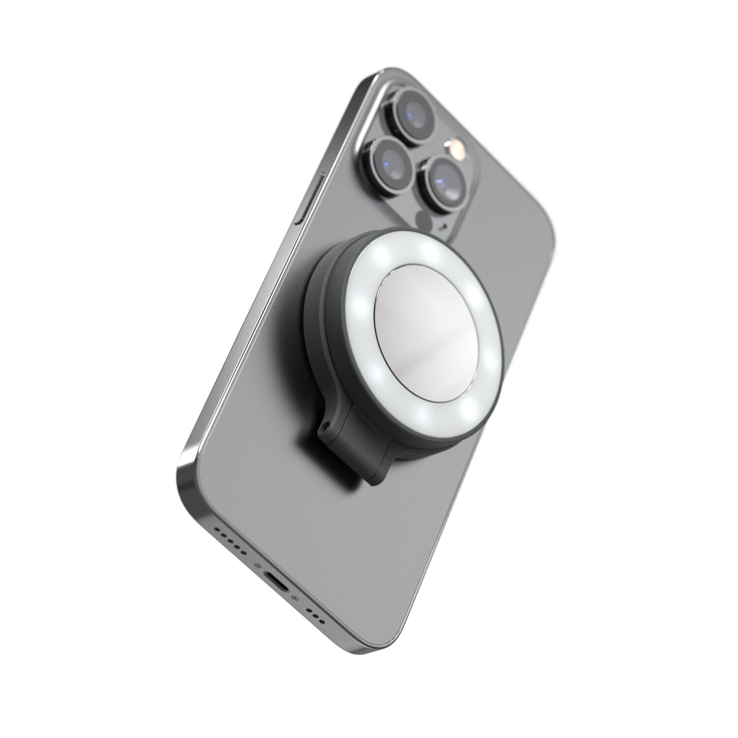 ShiftCam SnapLight magnetisches LED Ringlicht f&uuml;r Smartphone, Midnight