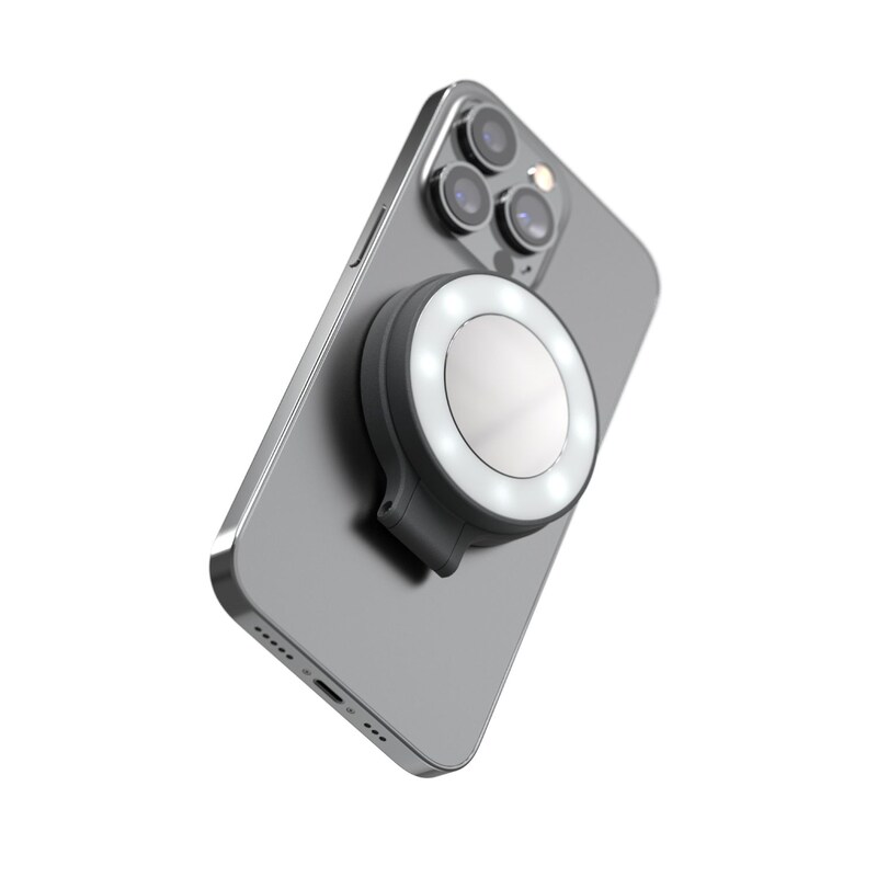 ShiftCam SnapLight Midnight - magnetisches LED Ringlicht für Smartphone