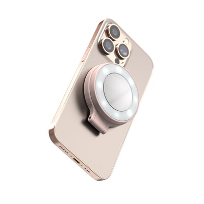 Ring PL günstig Kaufen-ShiftCam SnapLight Pink - magnetisches LED Ringlicht für Smartphone. ShiftCam SnapLight Pink - magnetisches LED Ringlicht für Smartphone <![CDATA[• ShiftCam SnapLight LED Ringlicht • Kompatibel mit den meisten Smartphones (iPhone, Samsung, P