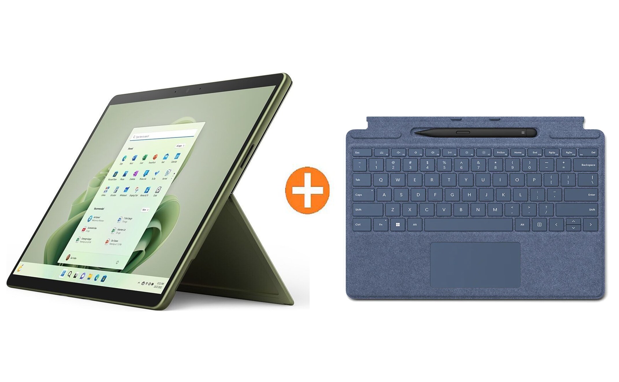 Surface Pro 9 Evo QEZ-00055 Waldgr&uuml;n i5 8GB/256GB SSD 13&quot; 2in1 W11 + KB Saphir