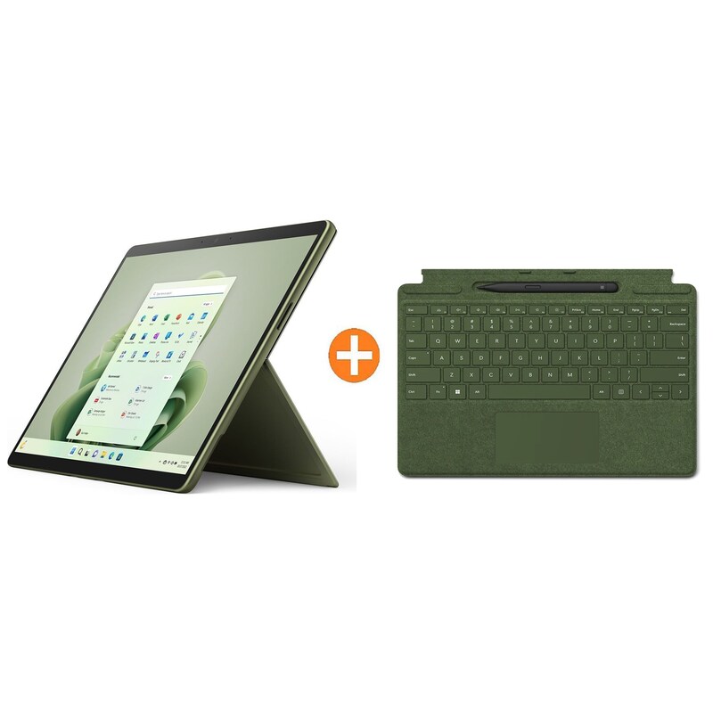 Surface Pro 9 Evo Waldgrün 13" 2in1 i5 8GB/256GB Win11 QEZ-00055 KB Waldgr Pen 2