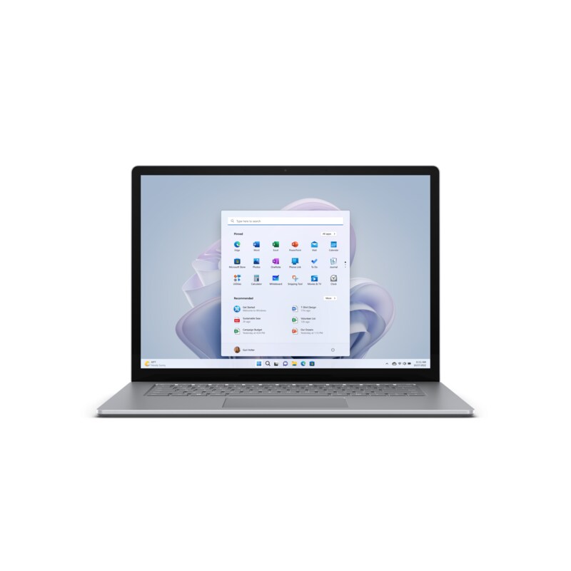 Surface Laptop 5 15" QHD Touch Platin i7-1255U 8GB/256GB SSD Win11 Pro RBZ-00005