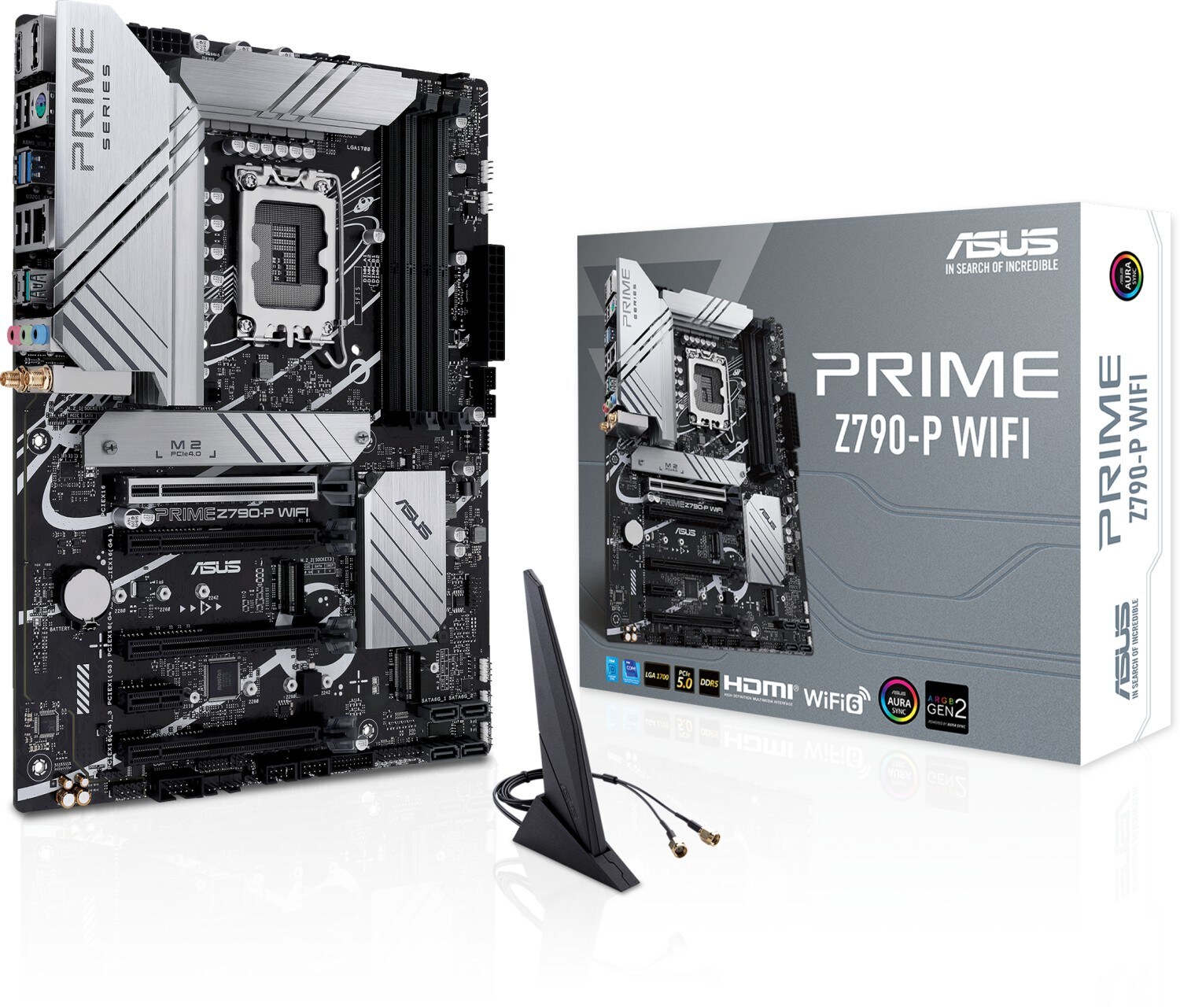 ASUS PRIME Z790-P WIFI ATX Gaming Mainboard Sockel 1700 DP/HDMI/M.2/USB3.2-C