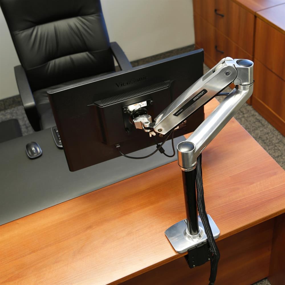Ergotron 45-360-026 LX HD Sit-Stand Desk Mount LCD Arm