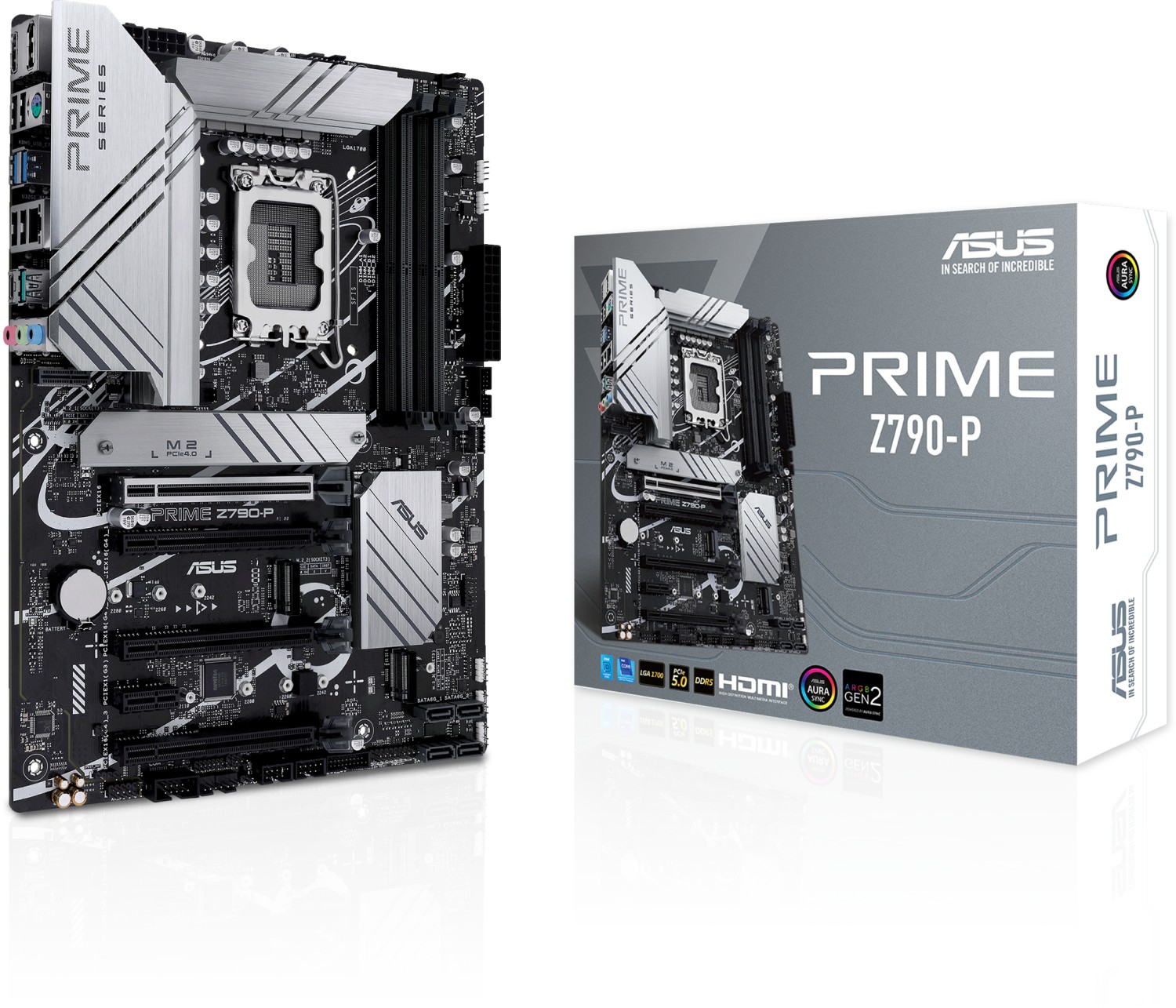 ASUS PRIME Z790-P ATX Gaming Mainboard Sockel 1700 DP/HDMI/M.2/USB3.2-C