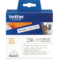 Brother DK11203 Ordnerregister-Etiketten, 17x87 mm